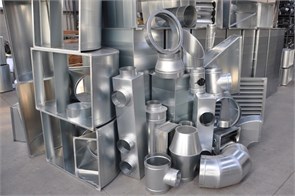 Изготовление фасонных частей  из оцинкованной стали 4182